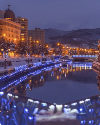 Kênh đào Otaru mùa đông cổ kính và lãng mạn