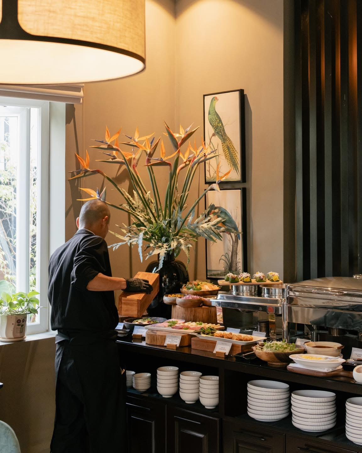 Buffet sáng tại Bạch Place